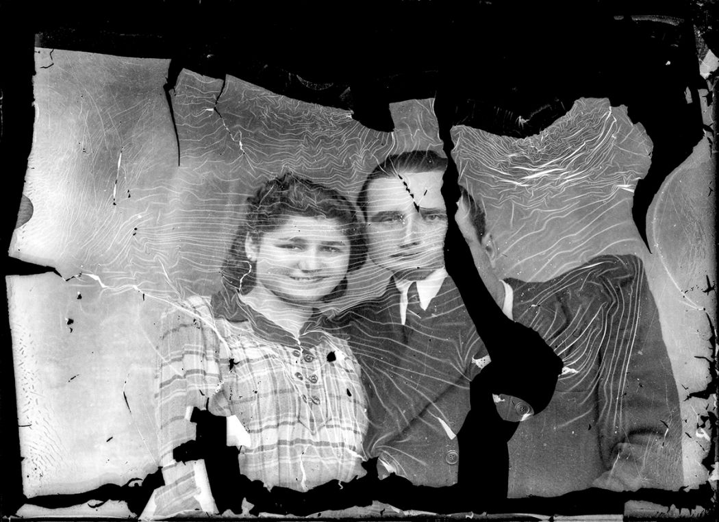 Broken Glass-Plate Portraits from Romania (1940s) / Costică Acsinte / Public Domain
