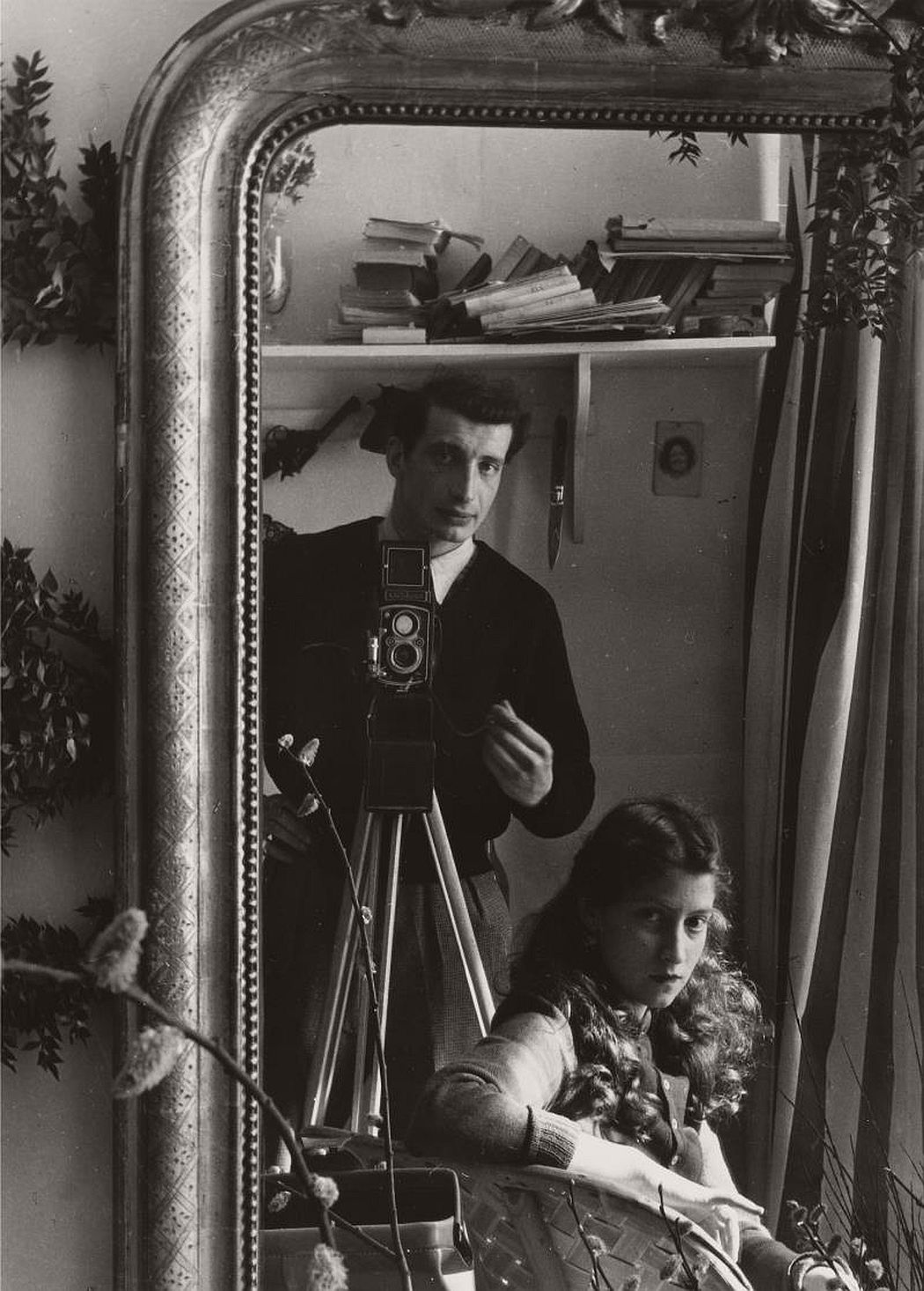 self portrait mirror boubat edouard portraits famous paris photographers photographer 1951 french lella autoportrait avec monovisions artists close artnet