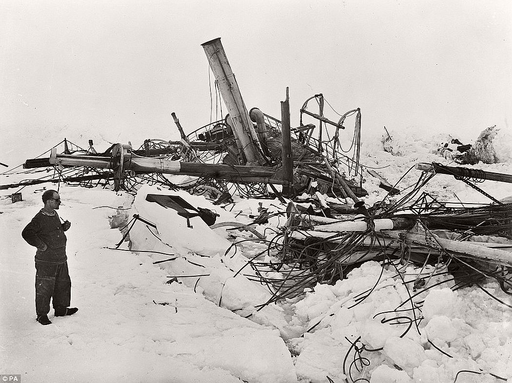 Vintage: Sir Ernest Shackleton's 1915 expedition to the Antarctic