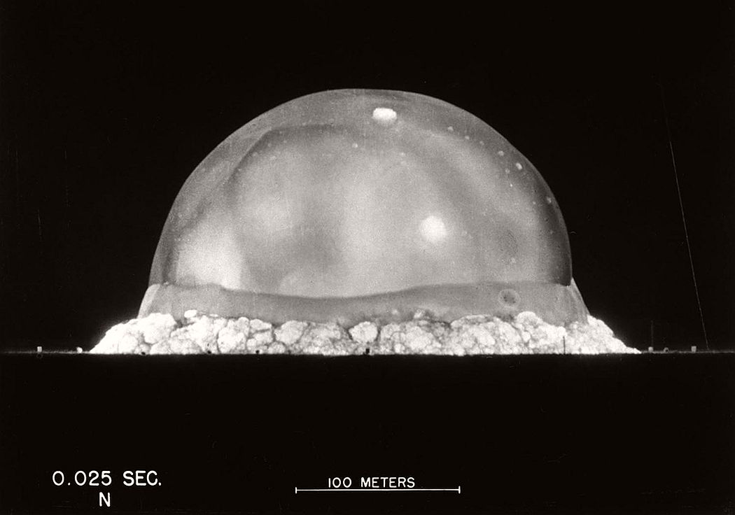 Vintage First Atomic Bomb Tested July 16 1945 MONOVISIONS