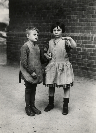 © August Sander - Children in a home for the blind (Duren 1930).