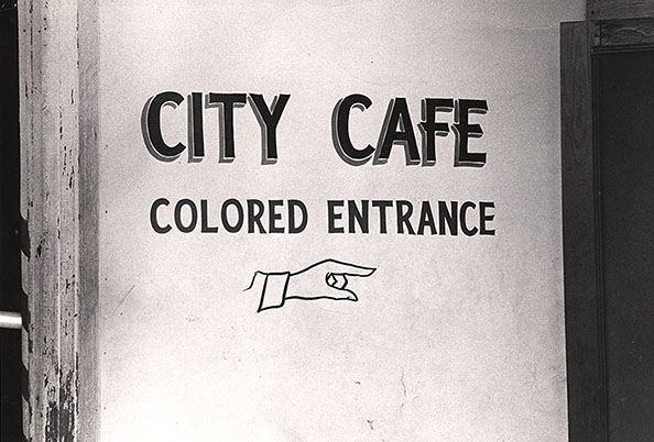 Danny Lyon Entrance to the City Cafe, Selma, 1963