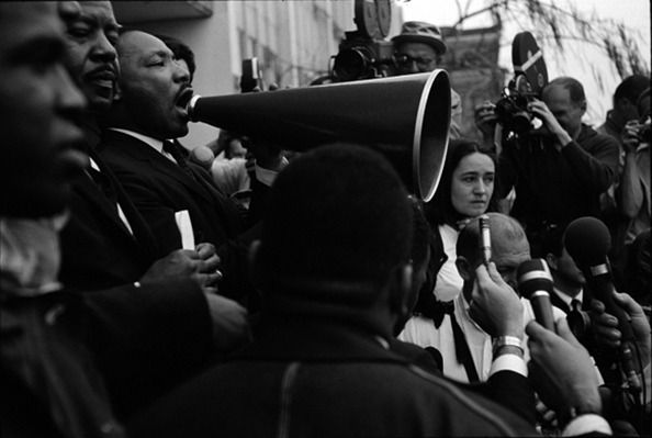 Steve Schapiro Martin Luther King Jr., (Megaphone), Selma, Alabama, 1965