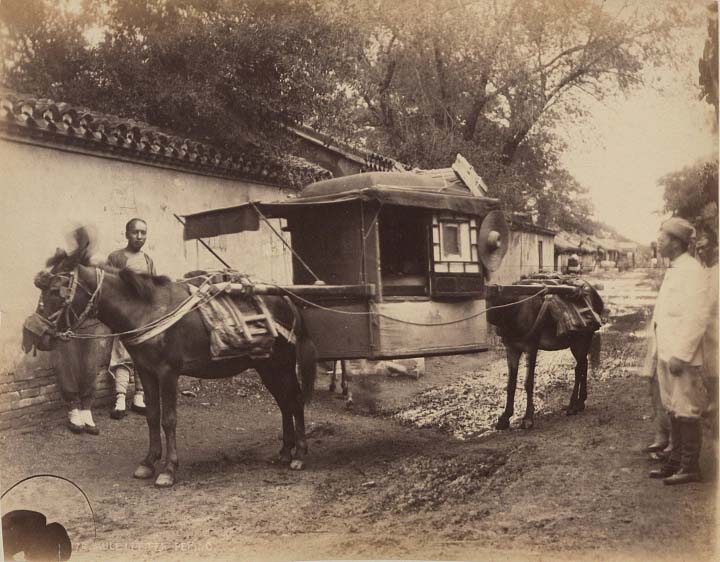 China-1889-1891-Mule Litter