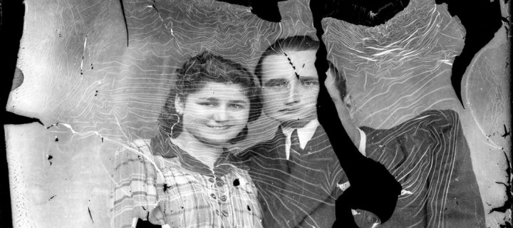 Broken Glass-Plate Portraits from Romania (1940s)