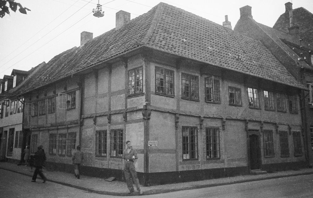 Half-timbered house in Helsingoer. 1933
