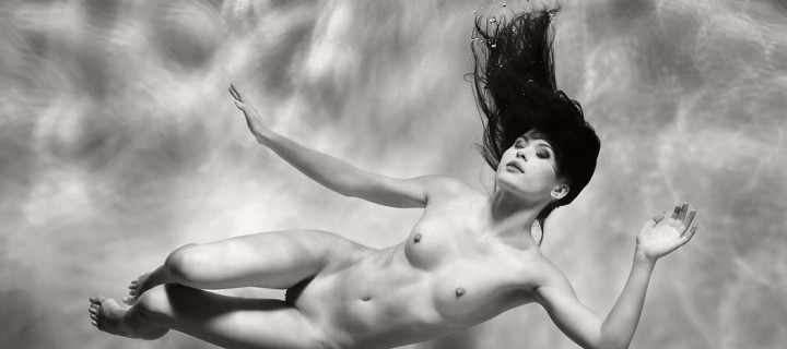 Black and White Underwater Nudes by Harry Fayt