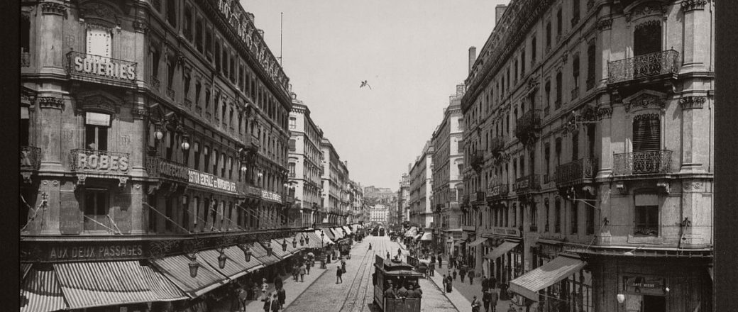 Historic B&W photos of Lyon, France in 19th Century