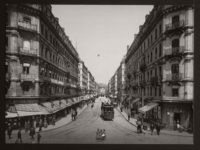 Historic B&W photos of Lyon, France in 19th Century