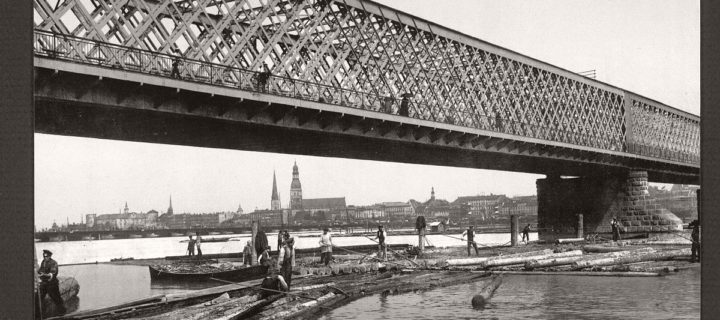 Historic B&W photos of Riga, Russia (Latvia) late 19th Century