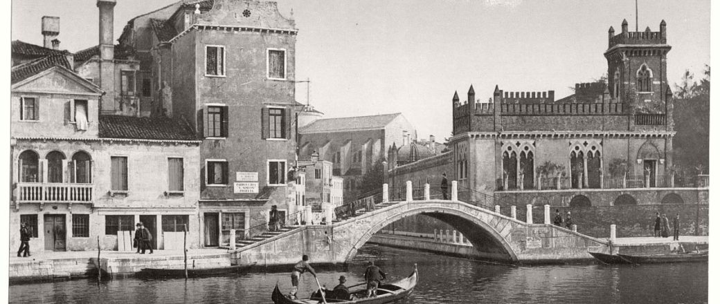 Historic B&W photos of Venice, Italy (19th century)