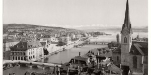 Historic B&W photos of Zurich, Switzerland (19th century)
