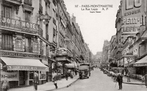 Historic photos of the Ancient Road Rue Lepic, Paris from the Early ...