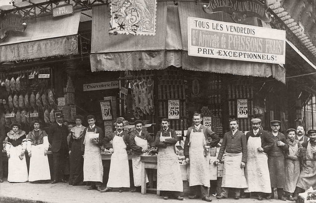 Historic photos of the Ancient Road Rue Lepic, Paris from the Early ...