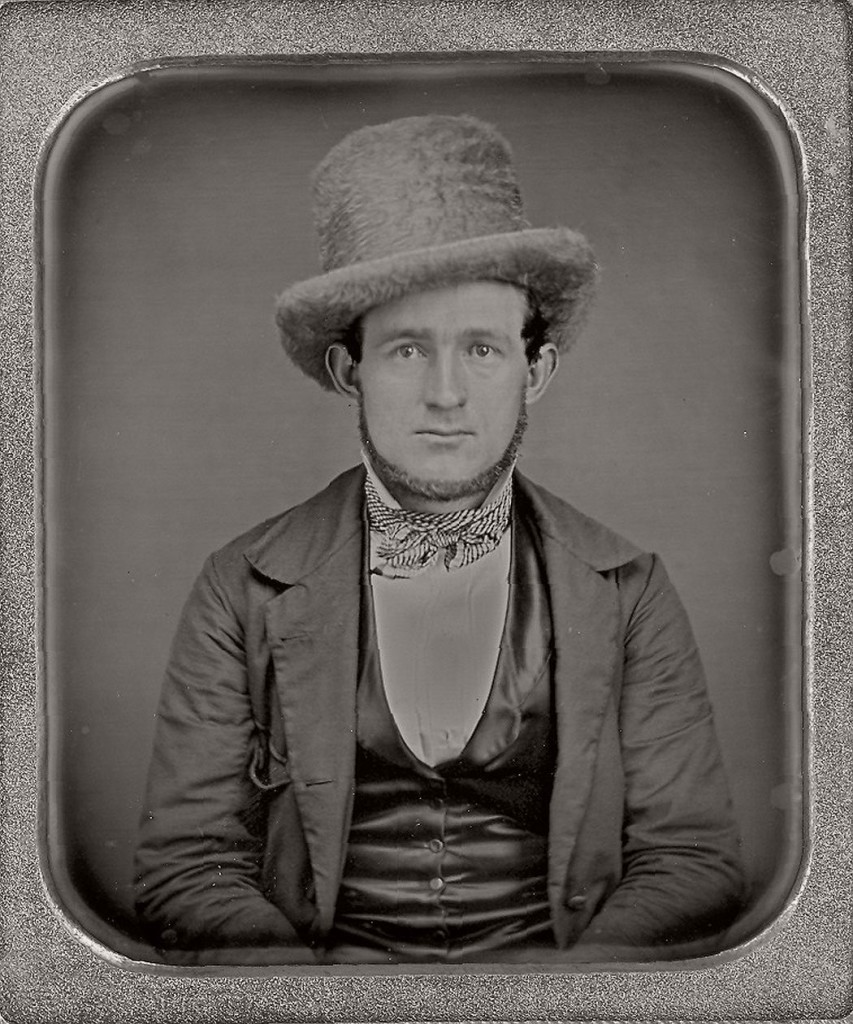 Victorian Era Daguerreotypes of Men in Hats (1850s) MONOVISIONS