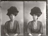 Vintage Glass Plate diptych portraits of Women & Girls (1904-1917) part II