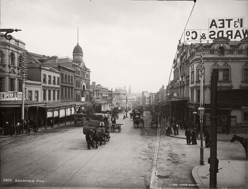 Vintage Glass Plate images of Streets from Sydney City (1900s ...