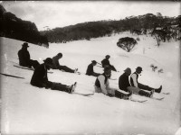 Vintage Glass Plate negatives of Snow in Australia (1900s)