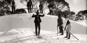 Vintage: Glass Plate negatives of Snow in Australia (1900s)