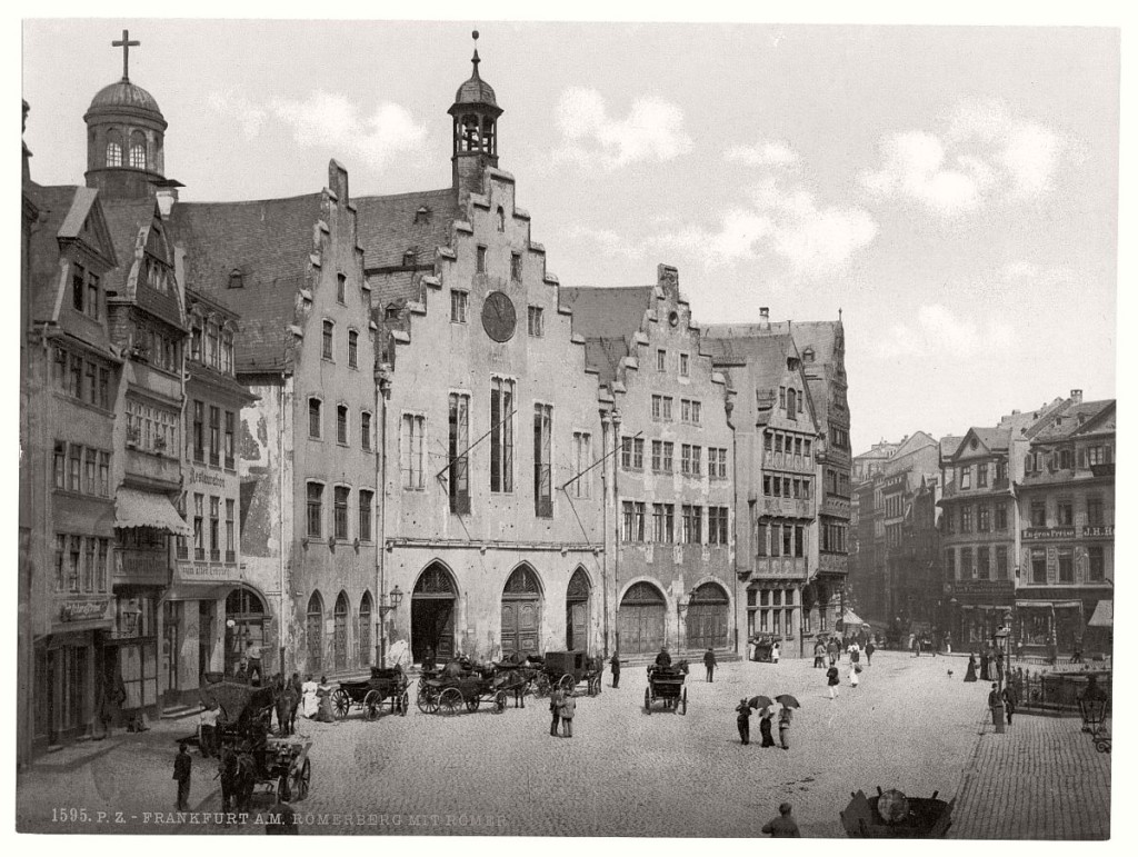 Vintage: historic photos of Frankfurt am Main, Germany in the late 19th ...