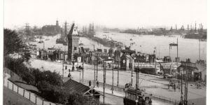 Vintage: historic photos of Hamburg, Germany in the late 19th Century