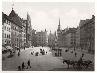 Historic B&W photos of Munich, Bavaria, Germany in the 19th century