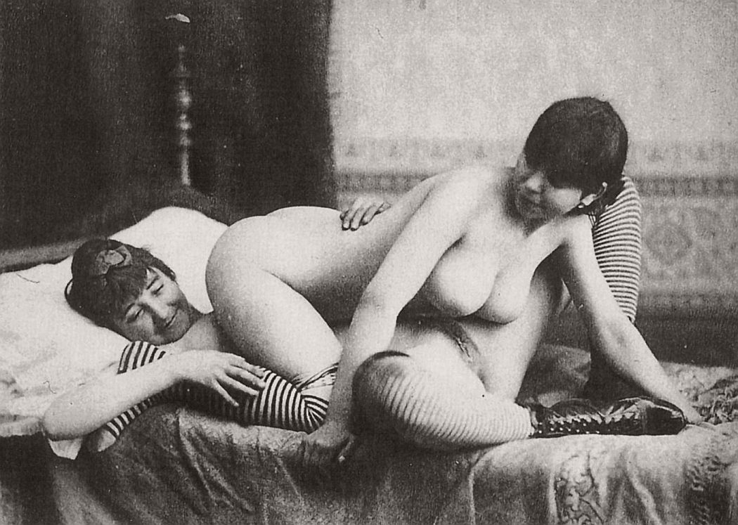 Photo collection of nude women with a lesbian theme and vintage erotica fro...