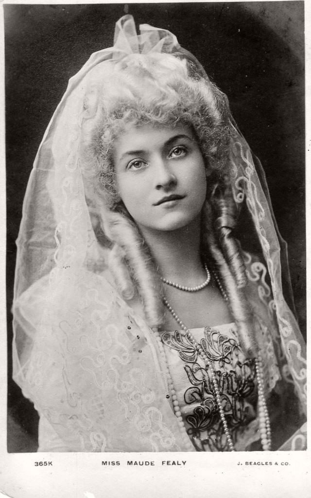 Vintage Retro Postcards Of Actress Miss Maude Fealy (1900s ...