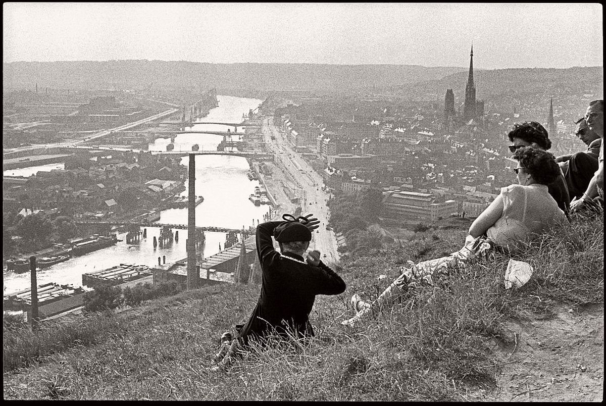 FRANCE. Haute-Normandie. Seine-Maritime. Rouen. The Seine river. 1955.