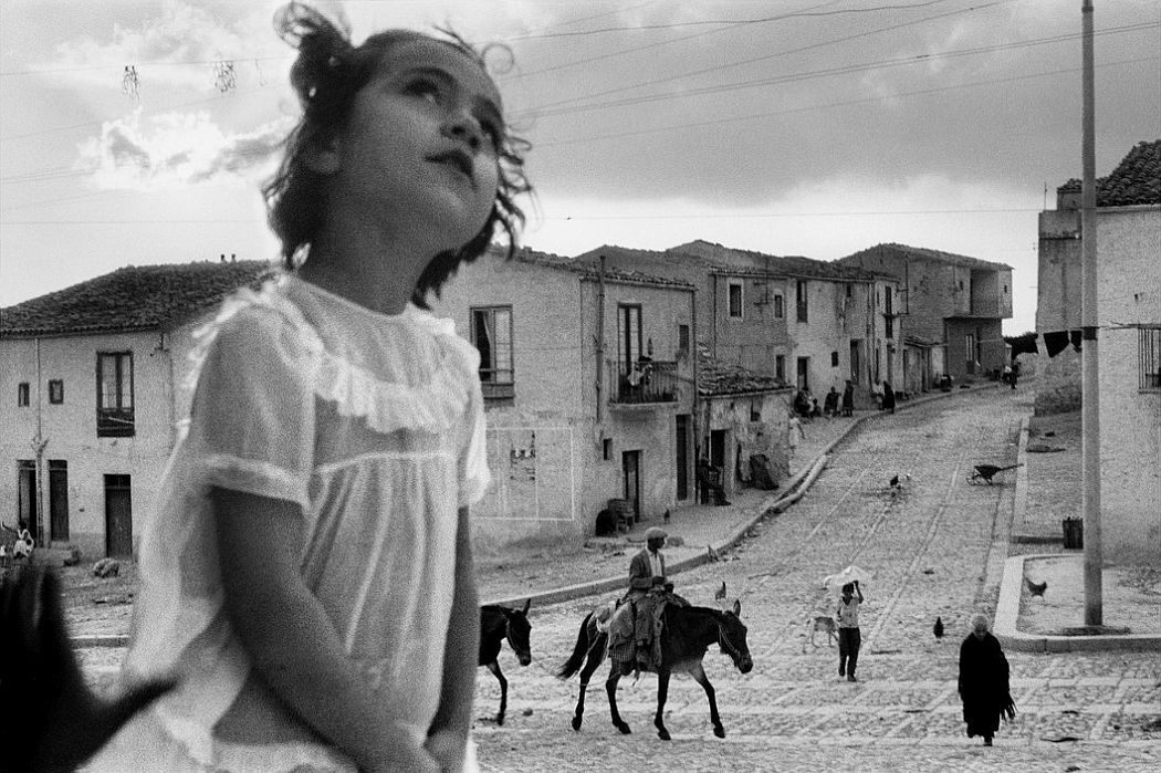 ITALY. Sicily. Corleone main street. 1959.