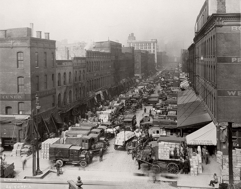 Vintage: Chicago – South Water Street | MONOVISIONS - Black & White ...