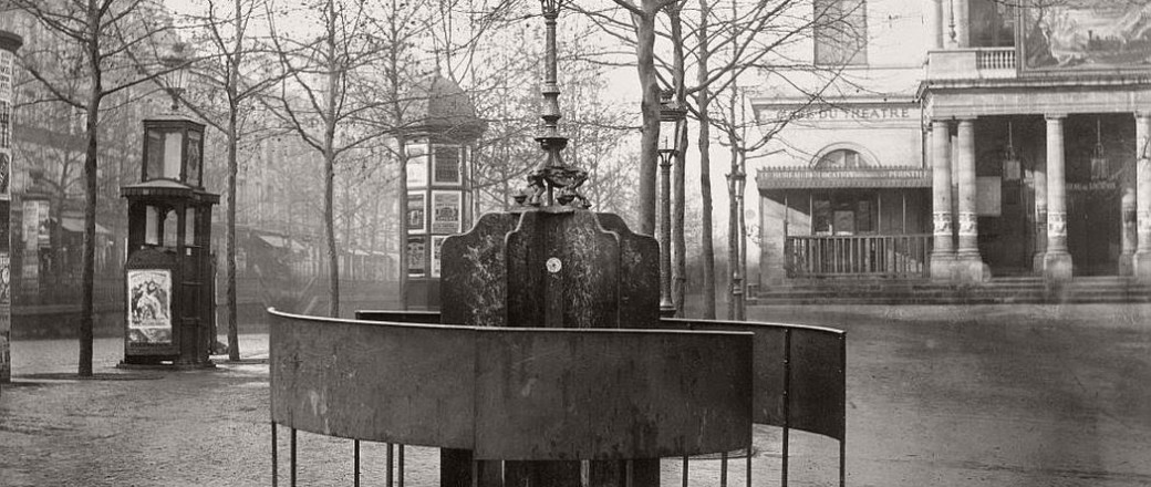 Vintage: Public Urinals in Paris by Charles Marville (19th Century)