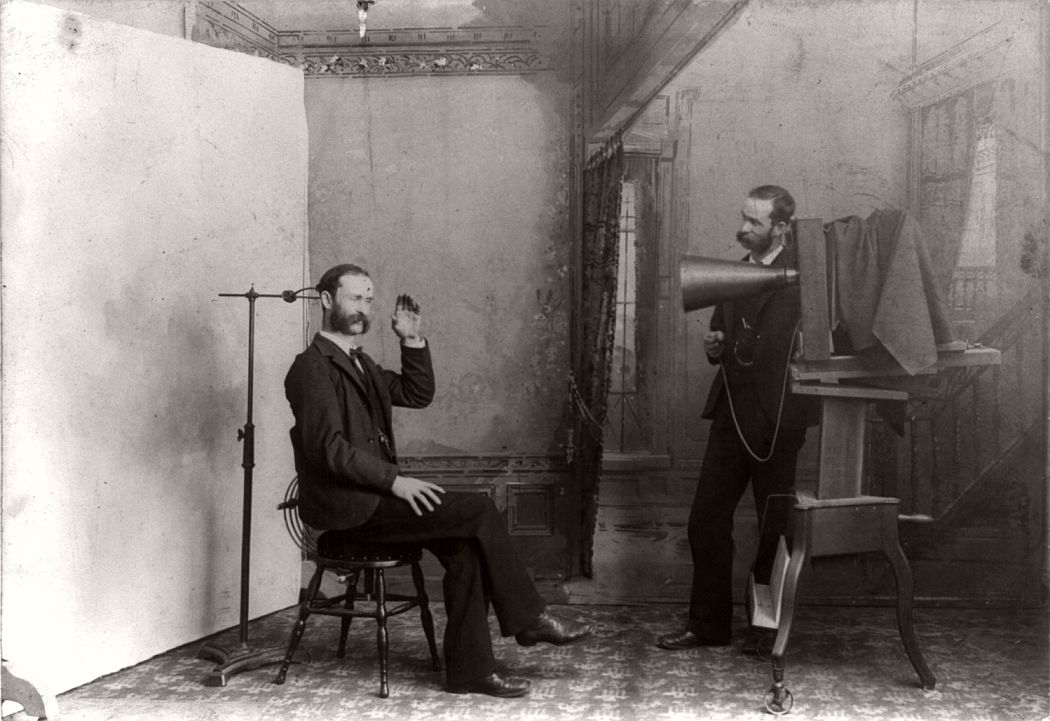 19th-century photographic studio