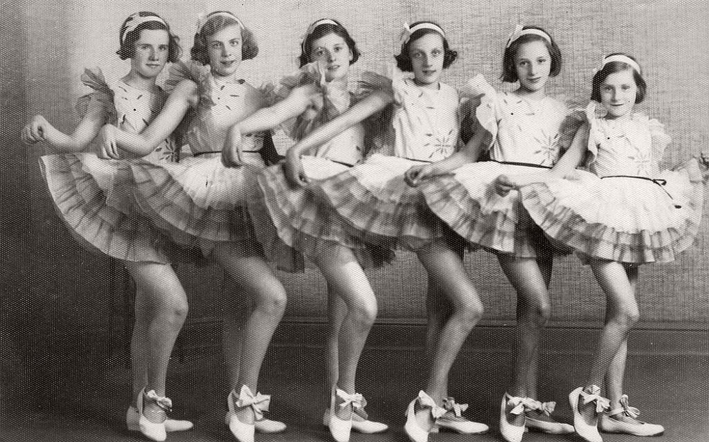 Vintage Group Photos Of Dancing Girls 1910s 1930s Monovisions Black And White Photography