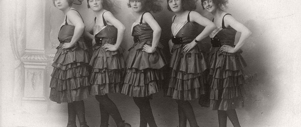 Vintage: Group photos of Dancing Girls (1910s-1930s)