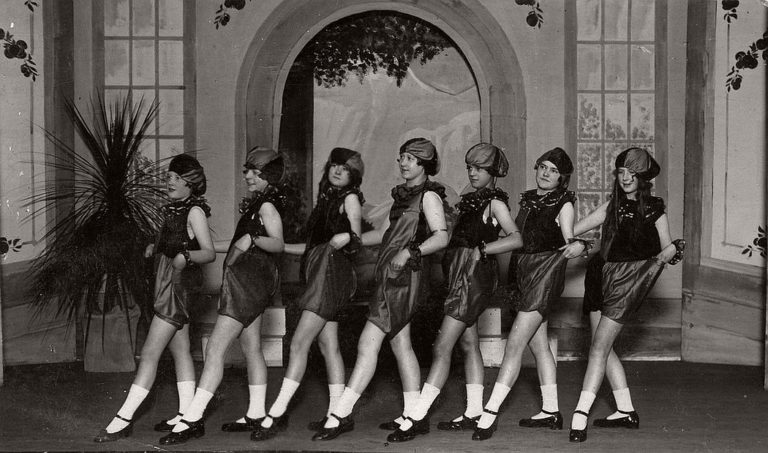 Vintage Group Photos Of Dancing Girls 1910s 1930s Monovisions Black And White Photography