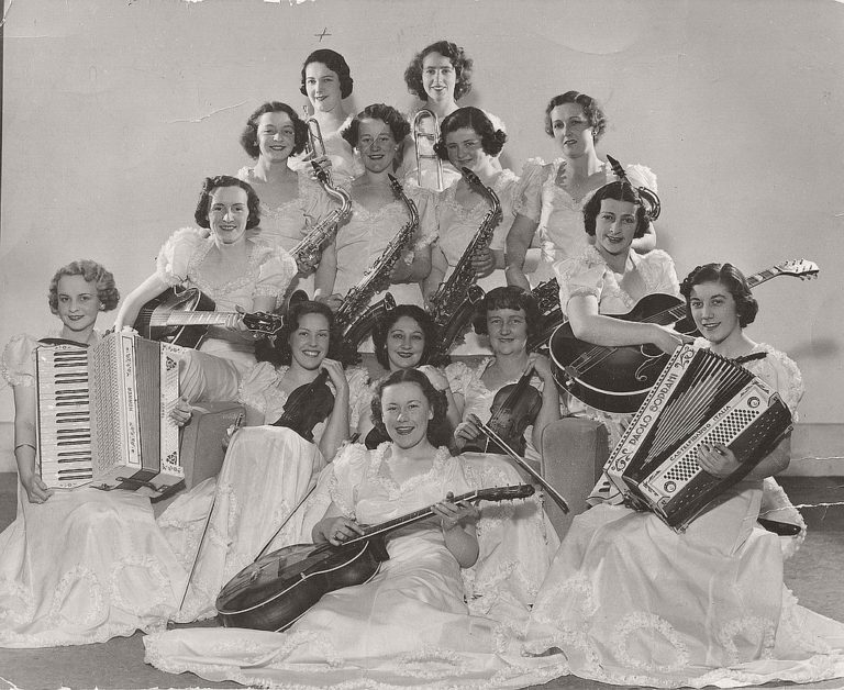 Vintage Group Photos Of Dancing Girls 1910s 1930s Monovisions Black And White Photography 