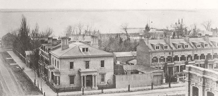 Vintage: Toronto, Canada from the Top of Rossin House Hotel (1856)