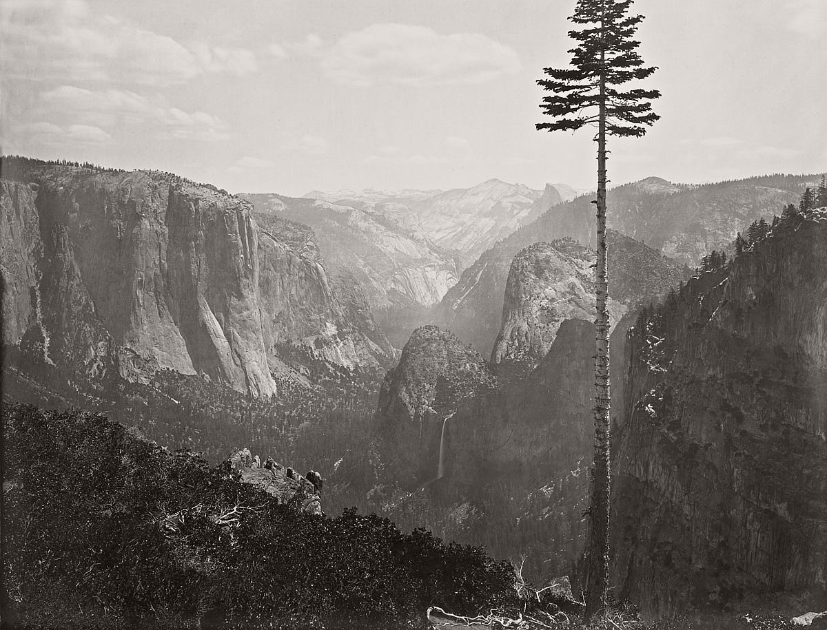Carleton Watkins (U.S.A., 1829-1916) The Yosemite Valley from the “Best General View” 1866