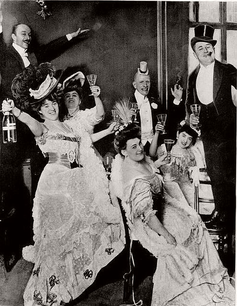 New Year's Eve in the Edwardian Era