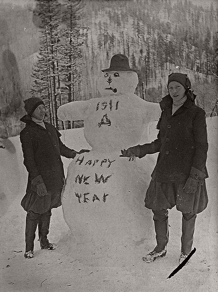 Vintage Happy New Year In The Past Monovisions Black And White Photography Magazine 