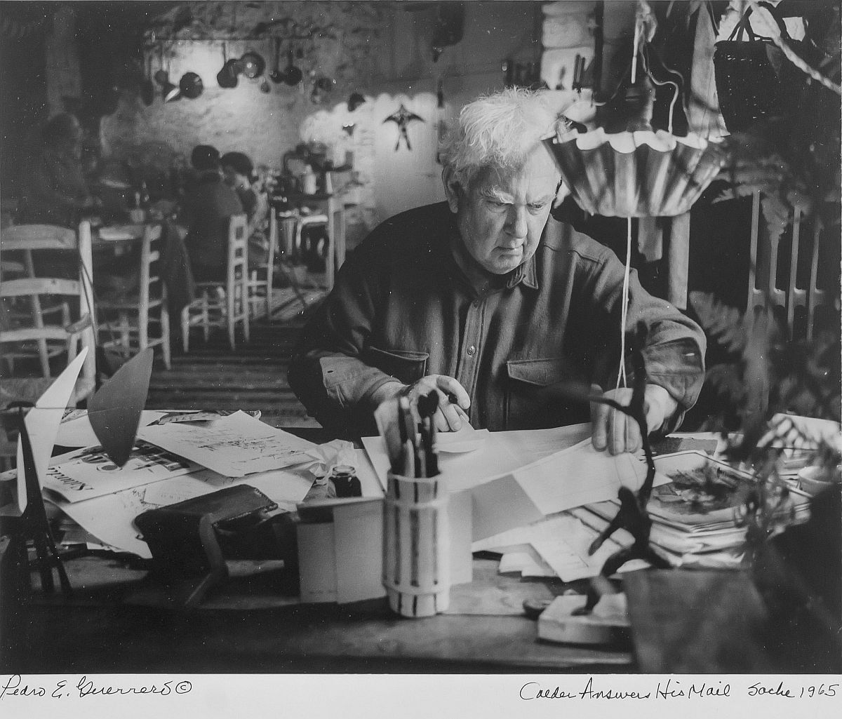 Estate of Pedro E. Guerrero, Alexander Calder Answers his Mail, Sache, France, 1965