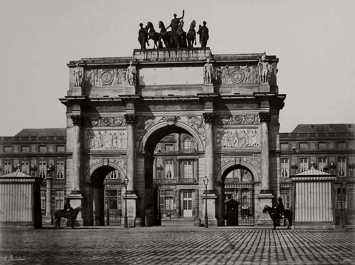 Edouard Baldus Arc de Caroussel c. 1853