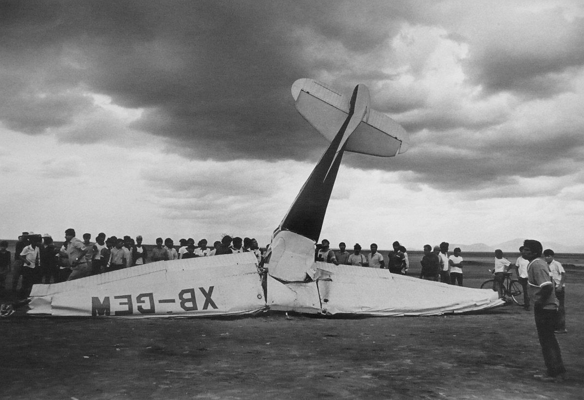  Instructor and his student killed when engine failed , 1970, © Enrique Meinides Enlarge