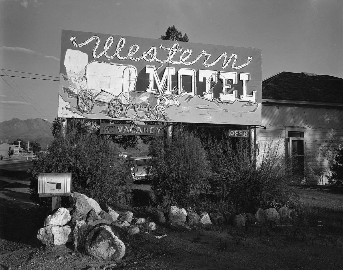 © John Schott, Untitled, from Route 66 Motels, 1973