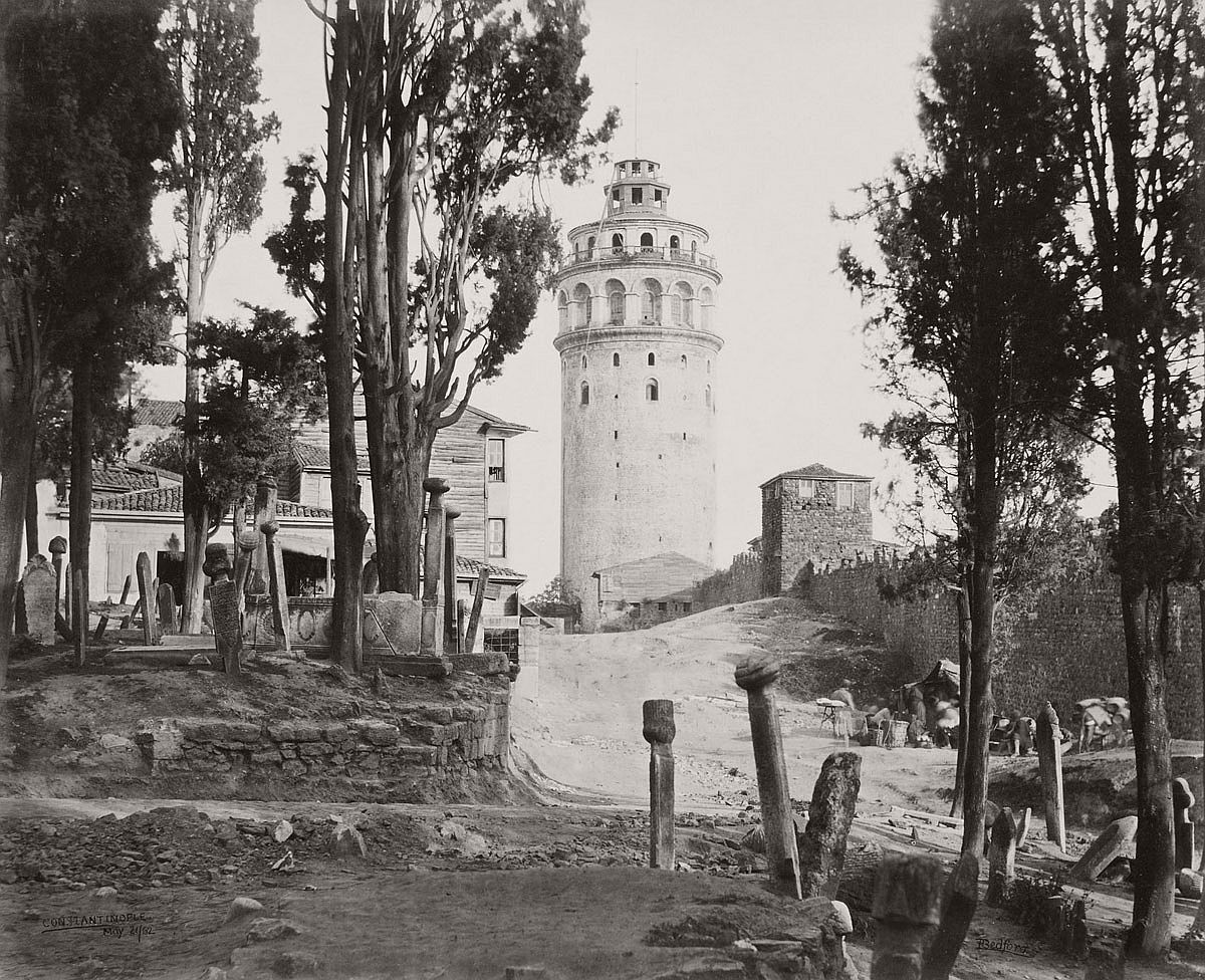 Francis Bedford (1815-94) (photographer) Damascus – from a minaret in the Christian quarter [Syria] 30 Apr 1862