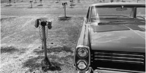 The new Cars, 1964 by Lee Friedlander