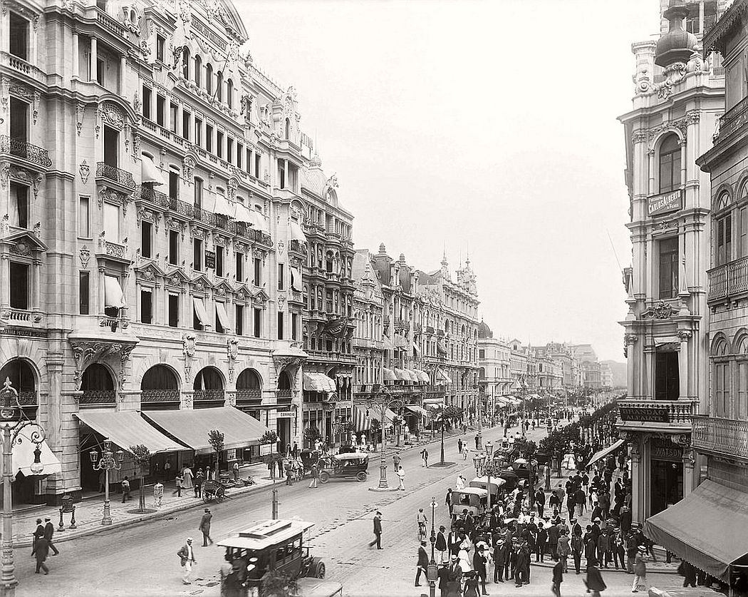 Avenida Central, today Avenida Rio Branco, Rio de Janeiro, 1906