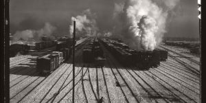 Vintage: Railway in Chicago (1940s)