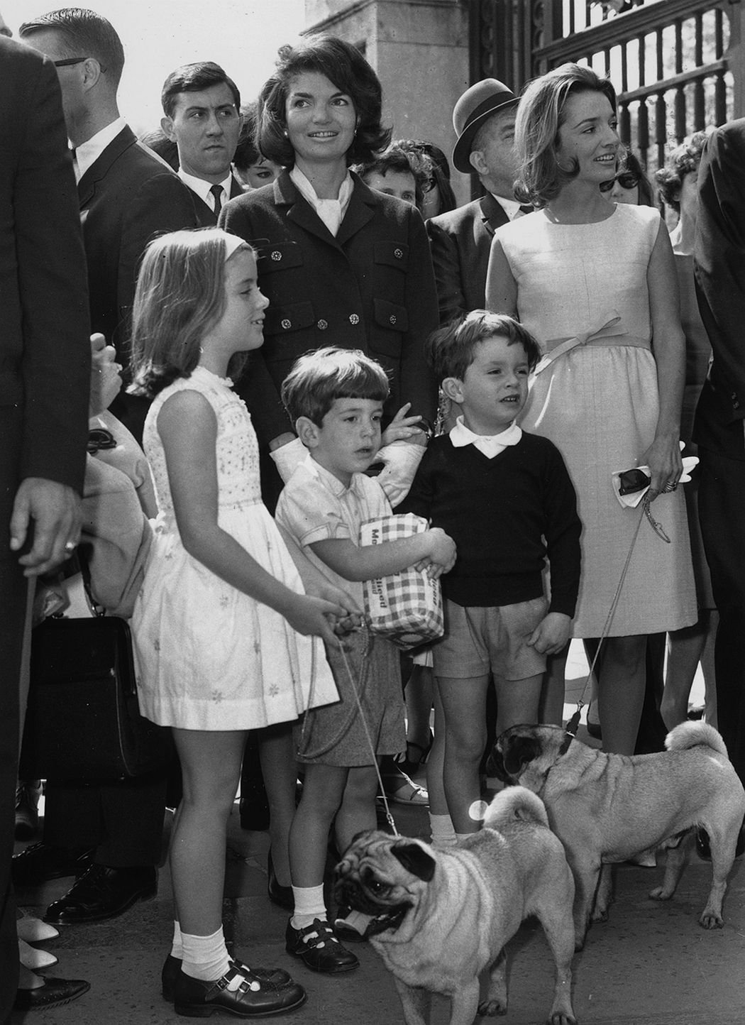 Jackie Kennedy and her children
